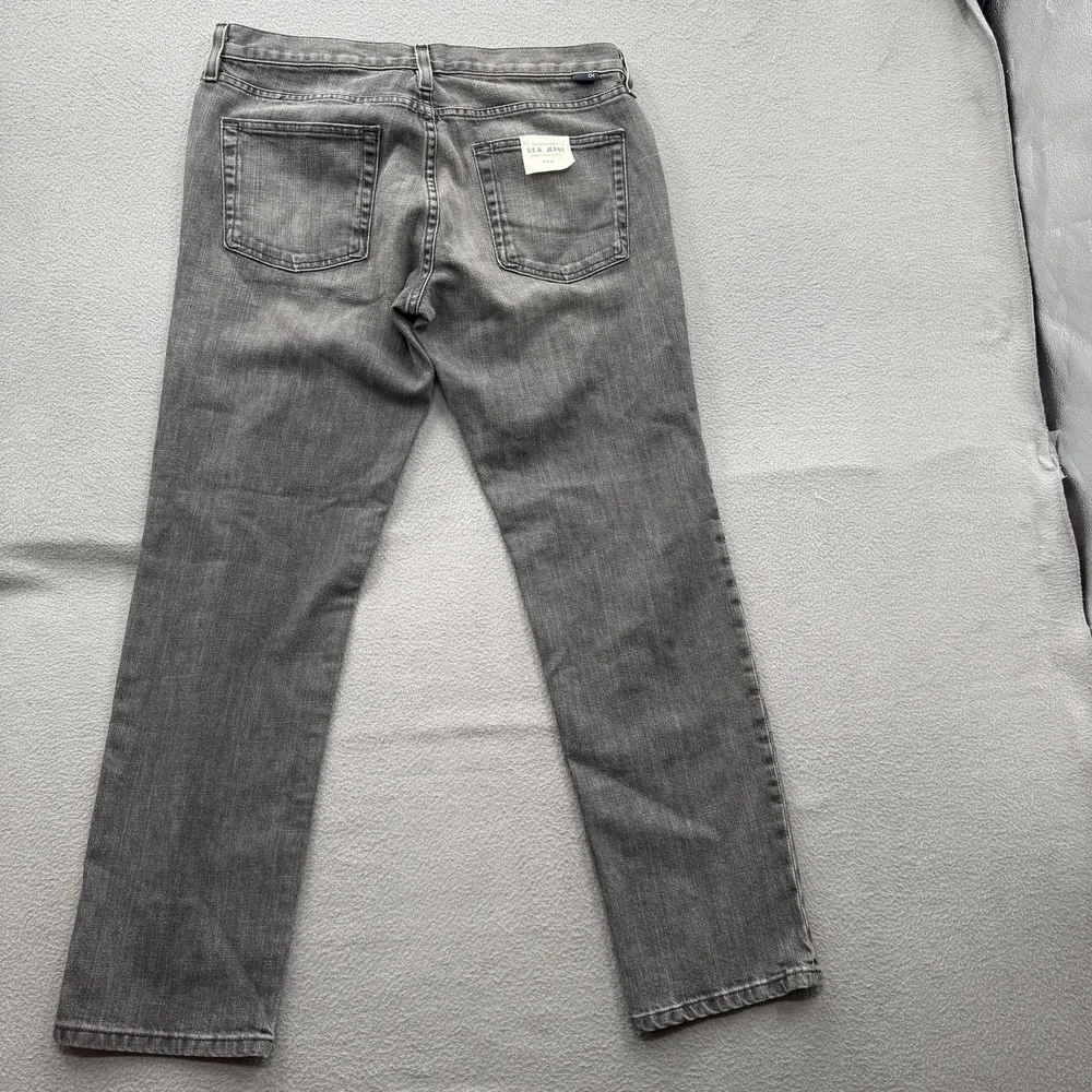 Outerknown S.E.A.‎ Jeans Mens 33x30 (Fits 33/28) Gray Ambassador Slim Taper.
